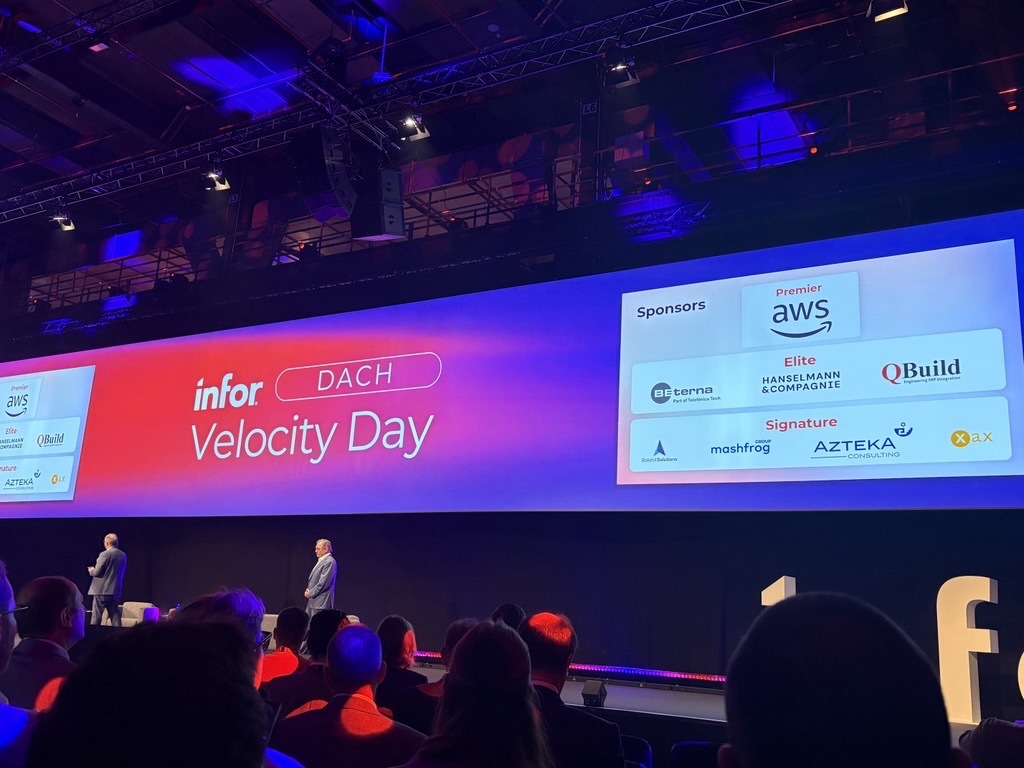 Augmented Reality trifft Cloud – BE-terna als Elite Sponsor beim Infor Velocity Day 2025